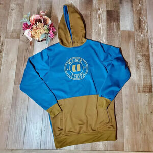 Armada Men's Medium Teal Hooded Sweatshirt